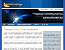 Tablet Screenshot of chenegainfinity.com